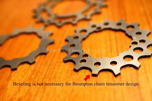 Внешняя ступица для велосипеда 2 шт./лот Titanium TC4, 2-скоростная ступица, маховик, звездочки 13T 15T 17T для Бромптона