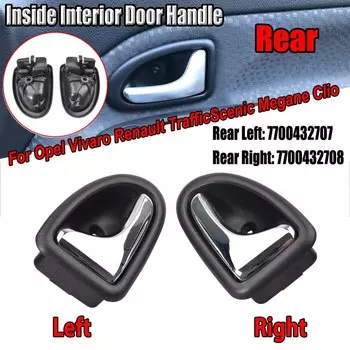 Внутренние дверные ручки автомобиля для Renault Megane Clio Traffic Scenic Opel Vivaro 7700432705 7700432706 7700432707 7700432708