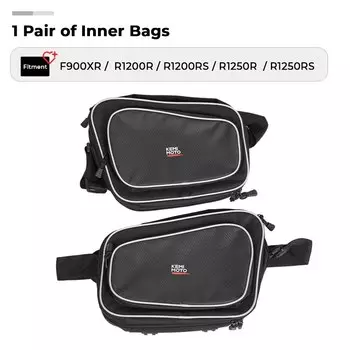 Внутренние сумки для BMW R1200R R1200RS R1250R R1250RS R 1250 RS 1200RS Туристическая корзина Внутренняя сумка Мотоциклетные расширяемые сумки для багажа