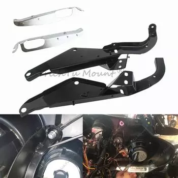 Внутренний обтекатель с крыльями летучей мыши для мотоцикла, держатель кронштейна для динамика для Harley Electra Glide Street Glide 1996-13, аксессуары