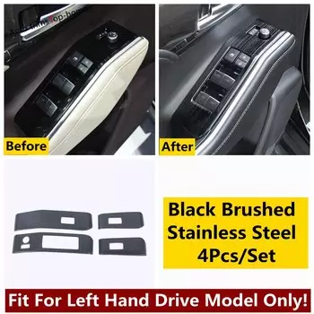 Внутренняя дверь, окно, стекло, переключатель, кнопка управления, крышка, отделка, подходит для Toyota Highlander / Kluger 2020-2024, автомобильные аксессуары