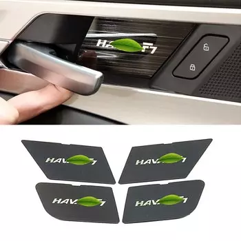 Для Haval F7 2018-2021 внутренняя дверная ручка чаша рамка отделка защитные аксессуары из нержавеющей стали декоративная наклейка