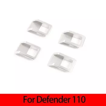 Внутренняя дверная защелка из алюминиевого сплава для Land Rover Defender 90 110 130 04-19, Внешняя рамка, аксессуары для модификации автомобиля