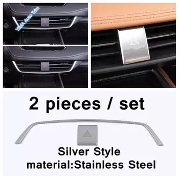 Внутренняя панель автомобиля, центральная вентиляционная рамка, аварийное освещение, переключатель лампы, кнопка предупреждения, накладка для Haval Jolion 2021-2024