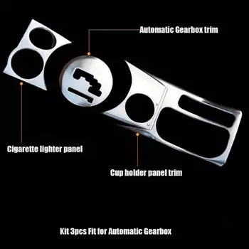 Внутренняя панель из нержавеющей стали для автомобиля, держатель для стакана с водой, декоративная отделка, чехол для стайлинга автомобиля для Mitsubishi ASX, автомобильные аксессуары