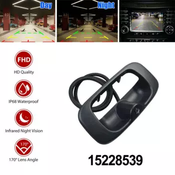 Водонепроницаемая Автомобильная камера заднего вида 15228539, 5 Вт, Черная Камера заднего вида для Chevy Silverado и GMC Sierra 1999-2007 IP68