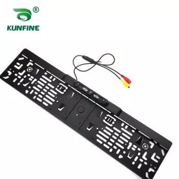 Водонепроницаемая европейская автомобильная камера заднего вида, рамка номерного знака автомобиля, камера заднего вида, ИК-ночная версия, помощь при парковке