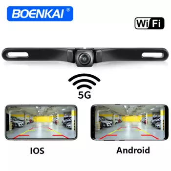 Водонепроницаемая камера заднего вида BOENKAI HD с поддержкой Wi-Fi