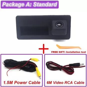 Водонепроницаемая камера заднего вида HD для Audi A4 S4 RS4 B8 8K 2009 ~ 2014 2015 2016