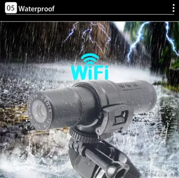 Водонепроницаемая мотоциклетная камера DVR видеокамера Full HD 1080P велосипедный мотоциклетный шлем спортивный видеорегистратор камера автомобильный видеорегистратор