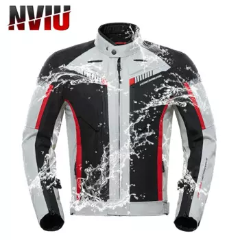 Водонепроницаемая мотоциклетная куртка NVIDIA, мужской костюм для гонок, мотоциклетная защитная куртка, уличный мотоциклетный костюм с брюками и защитой EVA