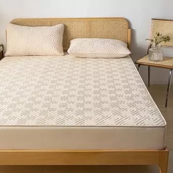 Водонепроницаемая простыня на резинке FLOWERS AND CAKES