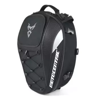 Водонепроницаемая седельная сумка для мотоцикла, многофункциональная сумка на заднее сиденье мотоцикла, вместительный рюкзак велосипедиста для путешествий