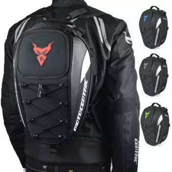 Водонепроницаемая седельная сумка для мотоцикла, многофункциональная сумка на заднее сиденье мотоцикла, вместительный рюкзак велосипедиста для путешествий