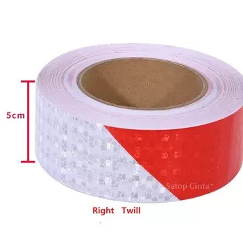 Водонепроницаемая Светоотражающая Клейкая Лента Длиной 5 М. Доступны 5 Размеров. Красно-белая Левая Или Правая Односторонняя ...