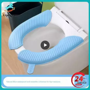 Водонепроницаемое сиденье для унитаза, разноцветная Всесезонная универсальная сиденье для унитаза, стираемая Водонепроницаемая сиденье для унитаза Eva