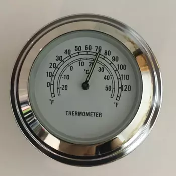 Водонепроницаемые часы или термометр для мотоцикла, подходят для ручки 7/8 " или 1" Harley Honda Yamaha Suzuki Kawasaki