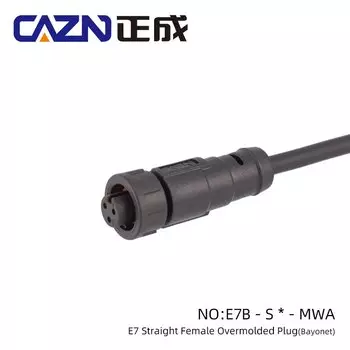 Водонепроницаемые разъемы CAZN E7 Bayonet 2-6 Pins