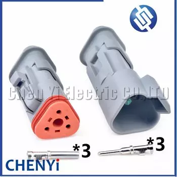Водонепроницаемые разъемы Deutsch DT серии yuyi DT04-3P-E008 DT06-3S-E008 DT04-3P DT06-3S