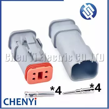Водонепроницаемые разъемы Deutsch DT серии yuyi DT04-4P-E008 DT06-4S-E008 DT04-4P DT06-4S