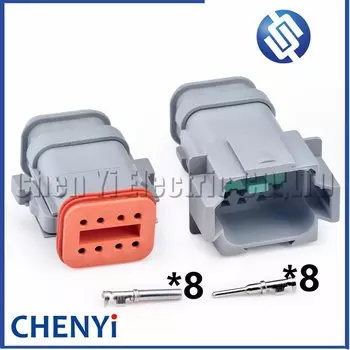 Водонепроницаемые разъемы Deutsch DT серии yuyi DT04-8P-E008 DT06-8S-E008 DT04-8P DT06-8S
