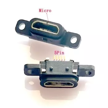 Водонепроницаемые разъемы Micro USB JCD 5Pin