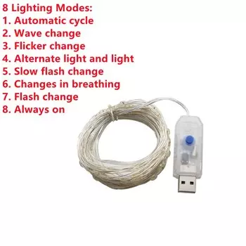 Водонепроницаемые светодиодные гирлянды KuuTzz 5/10 м