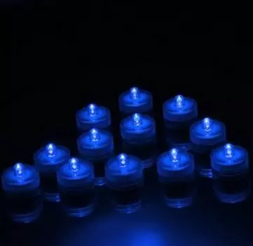 Водонепроницаемые светодиодные свечи Ritesdepot, 24 шт., 9 цветов