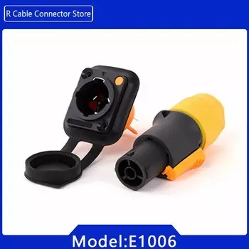 Водонепроницаемые замковые разъемы Powercon R E1006+E1007+E1021+E1023M 2 шт