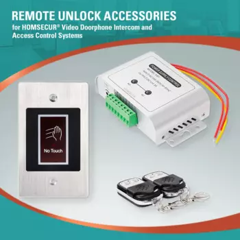 Водонепроницаемый Бесконтактный ИК-выключатель HOMSECUR, модуль питания 12 В, 3 А, пульт дистанционного управления для видеодомофона
