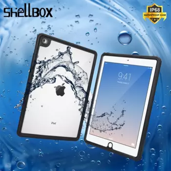 Водонепроницаемый чехол для iPad 2017/2018, противоударный чехол для плавания по снегу, Чехол для iPad 9,7 дюйма, черный