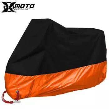 Водонепроницаемый чехол для мотоцикла, уличный УФ-защита, скутер, всесезонный велосипед, защита от дождя и пыли, красный чехол для аксессуаров для мотоциклов