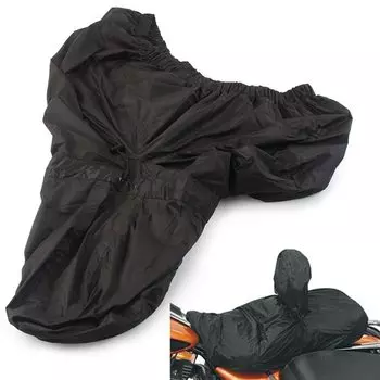 Водонепроницаемый чехол от дождя на сиденье мотоцикла со спинкой водителя для Harley Davidson Street Electra Glide Touring