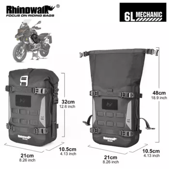 Водонепроницаемый чехол Rhinowalk для мотоцикла с внутренней опорой