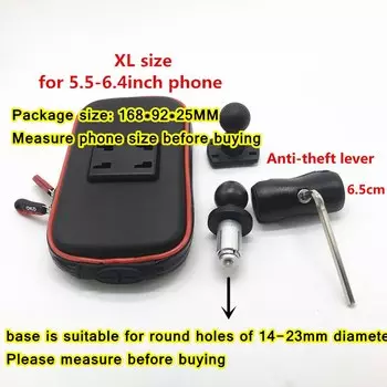 Водонепроницаемый держатель для телефона для HONDA F5 CBR650F VFR1200