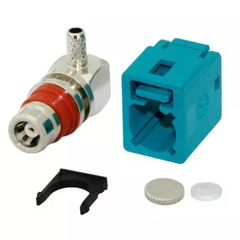 Водонепроницаемый Fakra Z женский разъем синий DexMRtiC для RG316 RG174