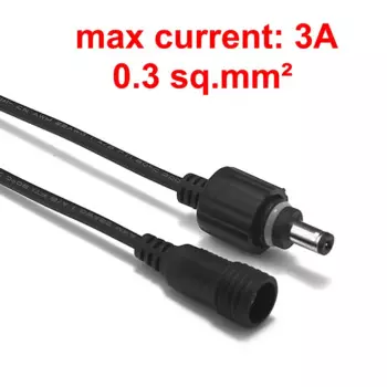 Водонепроницаемый кабель питания DelightFire 5,5 мм * 2,1 мм