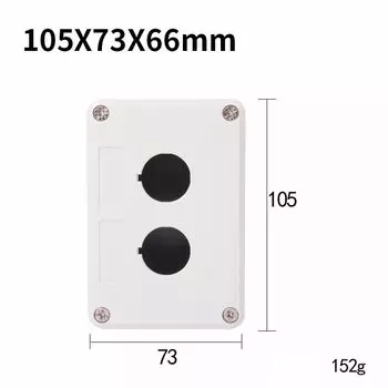 Водонепроницаемый кнопочный переключатель, блок управления, 12345 отверстий, промышленный переключатель, индисветильник, пластиковый чехол для аварийной остановки, 22 мм