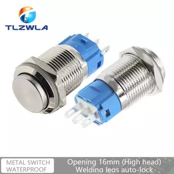 Водонепроницаемый металлический переключатель TLZWLA 12/16 мм