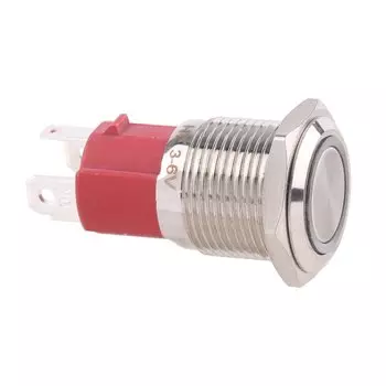 Водонепроницаемый металлический кнопочный переключатель DIANQI 1NO 12В 220В