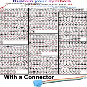 Водонепроницаемый металлический кнопочный переключатель Start Stop DIANQI 12В/24В