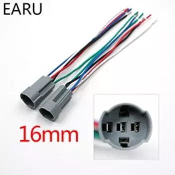 Водонепроницаемый металлический кнопочный выключатель EARUELECTRIC 16 мм