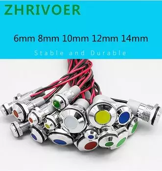 Водонепроницаемый металлический светодиодный индикатор ZHRIVOER