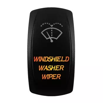 Водонепроницаемый переключатель для мойки лобового стекла, 7 контактов, DPDT Led, 12 В, 24 В, для автомобилей, лодок, грузовиков, автобусов, квадроциклов, мгновенное выключение