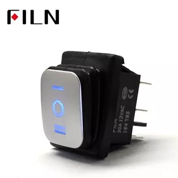 Водонепроницаемый переключатель FILN KCD4 3 канала 30А 250В