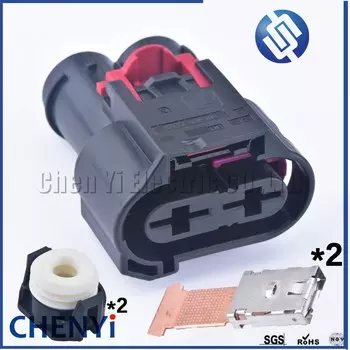 2 контакта/путь, автомобильный водонепроницаемый разъем, штекер рулевого механизма 4G0906234A для Tiguan Touareg 4G0 906 234 A