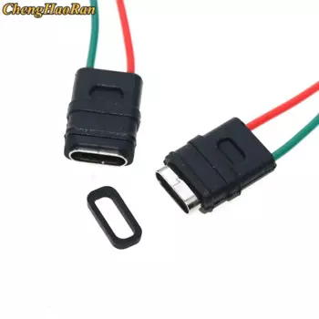 Водонепроницаемый разъем USB Type-C, сварочный провод, гнездовой разъем, высокоточная быстрая зарядка, порт Type -c, разъем для зарядки