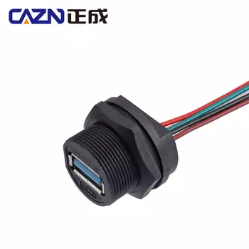 Водонепроницаемый разъём CAZN E13U2-TF2-F-0.2M