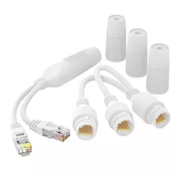 Водонепроницаемый разветвитель RJ45 DIVEDEER 1x2