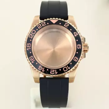 Водонепроницаемый ремешок для часов с керамической вставкой 40 мм GMT, резиновый ремешок для часов Seiko NH35 NH36 NH38/34 Miyota 8215 ETA 2824, циферблат 28,5 мм